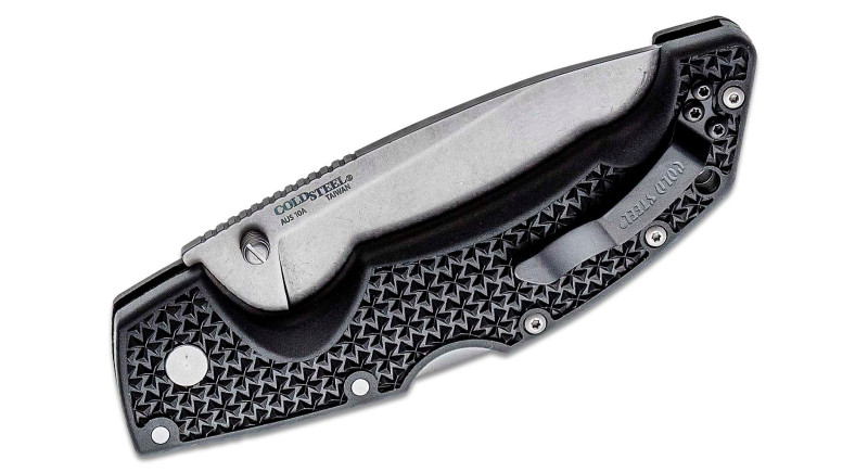 Ніж Cold Steel Voyager, лезо 102мм AUS-10A, руків'я Polymer Black, Lockback - 29AB