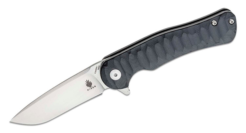 Ніж Kizer Dukes, лезо 76мм Bohler N690, руків'я G-10 Black, Liner Lock - V3466N1