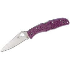 Ніж Spyderco Endura 4 Flat Ground Purple FRN - C10FPPR