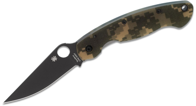 Ніж Spyderco Military, лезо 102мм CPM S30V, руків'я G-10 Green, Liner Lock - C36GPCMOBK