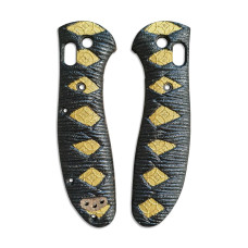 Накладки для Benchmade Griptilian 550, 551 - Katana Black Gold