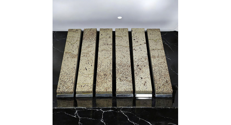 Binsui 備水 Japanese Natural Stone натуральний японський точильний камінь формату Apex - 152-12-6,7мм