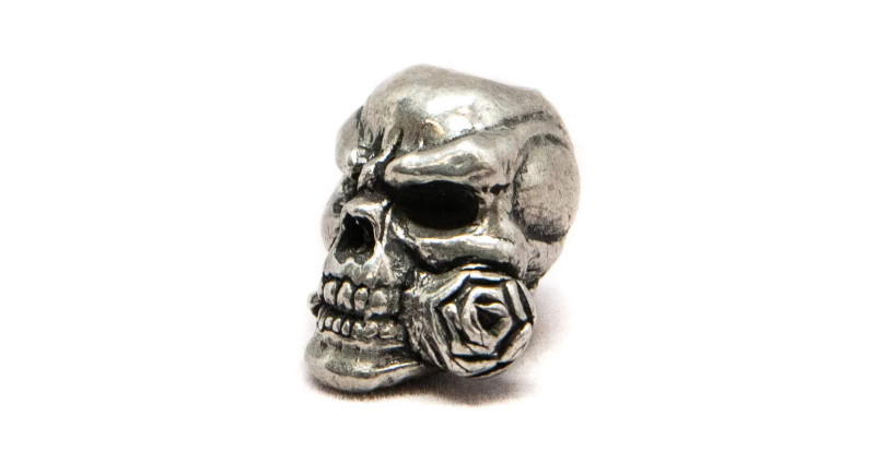 Намистина для темляка Schmuckatelli Rose Skull Bead