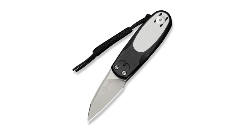 Ніж CIVIVI Purr, лезо 46мм Nitro-V, руків'я G-10 Black, White, Slip Joint - C25054-2