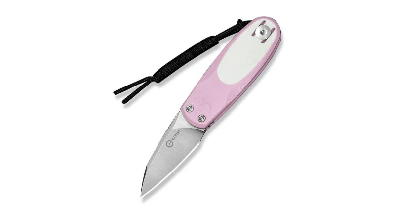 Ніж CIVIVI Purr, лезо 46мм Nitro-V, руків'я G-10 Pink, White, Slip Joint - C25054-4