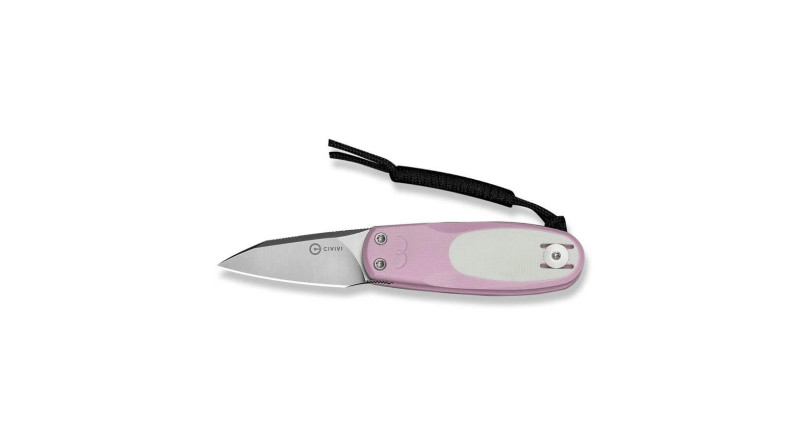 Ніж CIVIVI Purr, лезо 46мм Nitro-V, руків'я G-10 Pink, White, Slip Joint - C25054-4