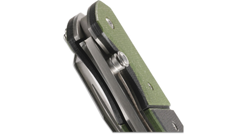 Ніж CRKT Ignitor, лезо 86мм Stainless Steel, руків'я G-10 Black, Green, Liner Lock - 6855