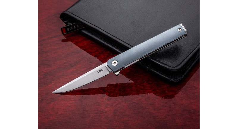Ніж CRKT CEO Compact, лезо 67мм 4116, руків'я Polymer Gray, Liner Lock - 7095