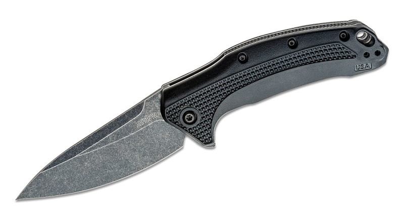 Ніж Kershaw Link, лезо 83мм 420HC, руків'я Polymer Black, Liner Lock - 1776BW