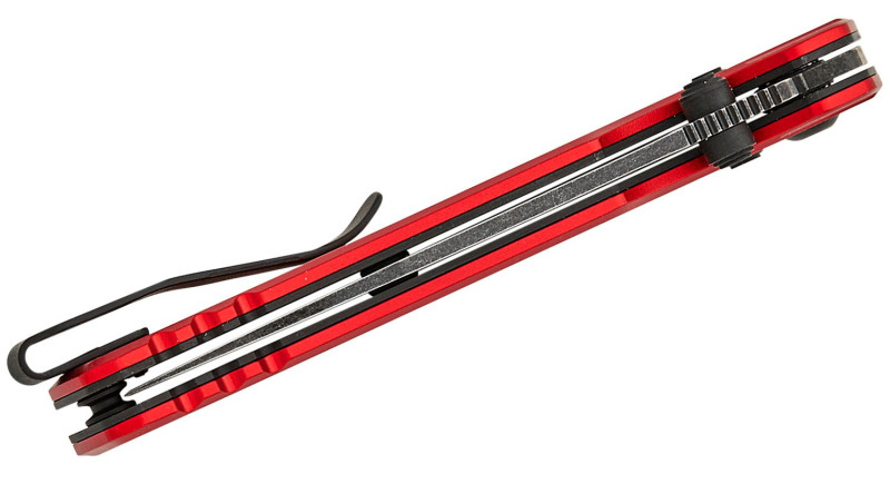 Ніж Kershaw Bel Air, лезо 79мм CPM MagnaCut, руків'я з алюмінію Red, Crossbar Lock - KS6105RDBW
