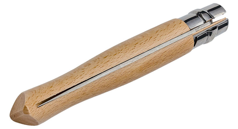 Ніж Opinel No. 12, лезо 121мм Sandvik 12C27, дерев'яне руків'я , Bolster Lock - 1084