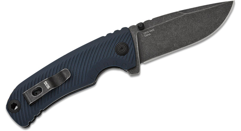 Ніж SOG Tellus ATK, лезо 82мм 440C, руків'я Polymer Blue, Yellow, Liner Lock - 11-06-03-43