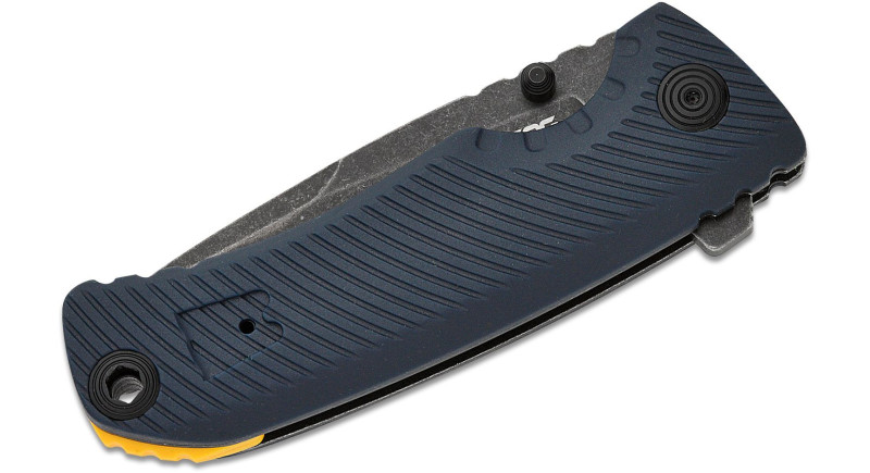 Ніж SOG Tellus ATK, лезо 82мм 440C, руків'я Polymer Blue, Yellow, Liner Lock - 11-06-03-43