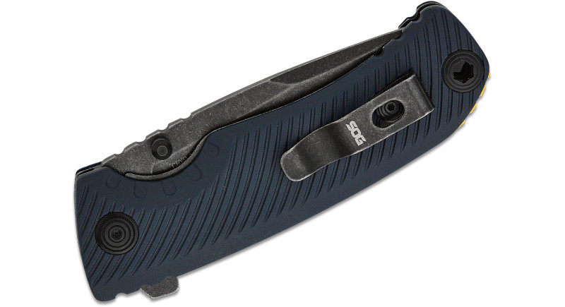 Ніж SOG Tellus ATK, лезо 82мм 440C, руків'я Polymer Blue, Yellow, Liner Lock - 11-06-03-43