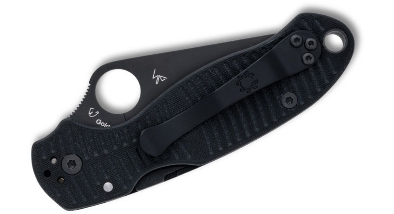 Ніж Spyderco Para 3, Paramilitary 3, Para3, PM3, лезо 75мм CPM MagnaCut, руків'я G-10 Black, Compression Lock - C223GMCBKP