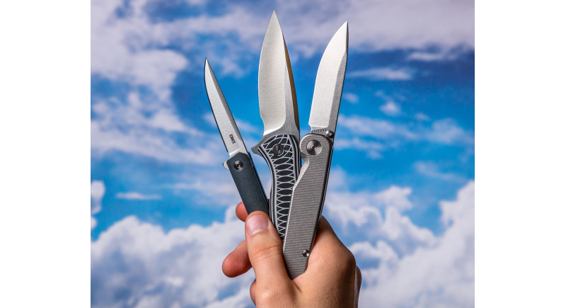 Ніж CRKT CEO Compact, лезо 67мм 4116, руків'я Polymer Gray, Liner Lock - 7095