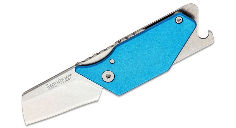 Ніж Kershaw Pub, лезо 41мм 8Cr13MoV, руків'я з алюмінію Blue, Friction - 4036BLU