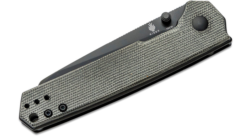 Ніж Kizer Domin, лезо 88мм VG10, руків'я Micarta Black, Liner Lock - V4516A1