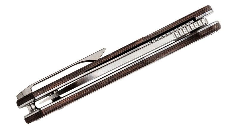 Ніж QSP Otter, лезо 70мм CPM S35VN, руків'я Carbon Fiber Black, Copper, Liner Lock - QS140-B1