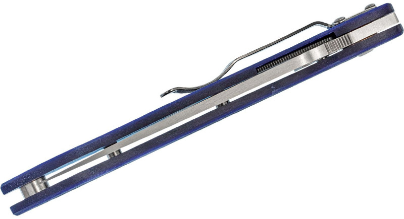 Ніж Spyderco Military, лезо 102мм CPM S110V, руків'я G-10 Blue, Purple, Liner Lock - C36GPDBL