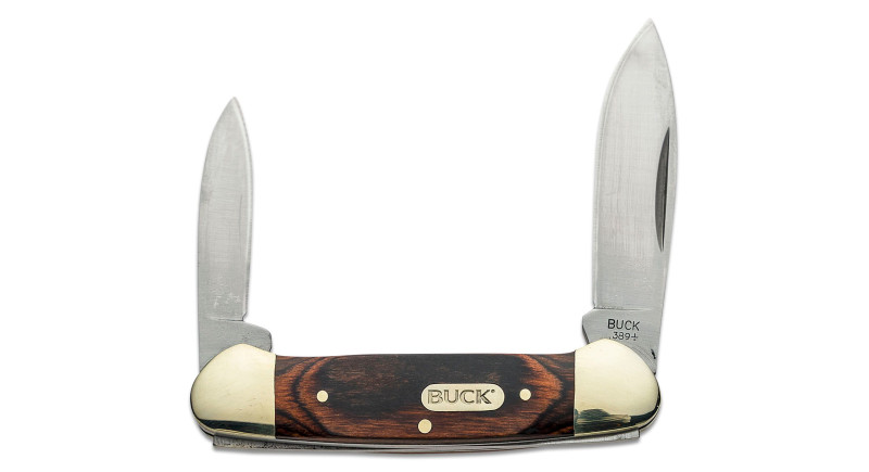 Ніж Buck Canoe, лезо 64мм 420J2, руків'я Wood, Slip Joint - 0389BRS