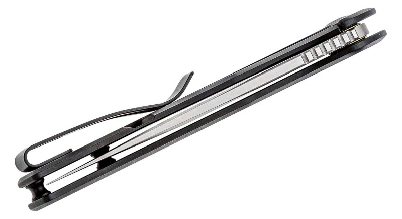 Ніж CIVIVI Nox, лезо 70мм Nitro-V, руків'я з металу Black, Frame Lock - C2110B