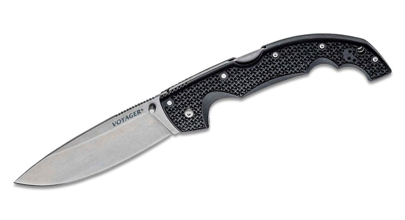 Ніж Cold Steel Voyager XL, лезо 140мм AUS-10A, руків'я Polymer Black, Lockback - 29AXB