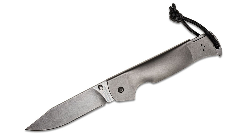 Ніж Cold Steel Pocket Bushman, лезо 114мм Stainless Steel, руків'я з металу Gray - 95FB