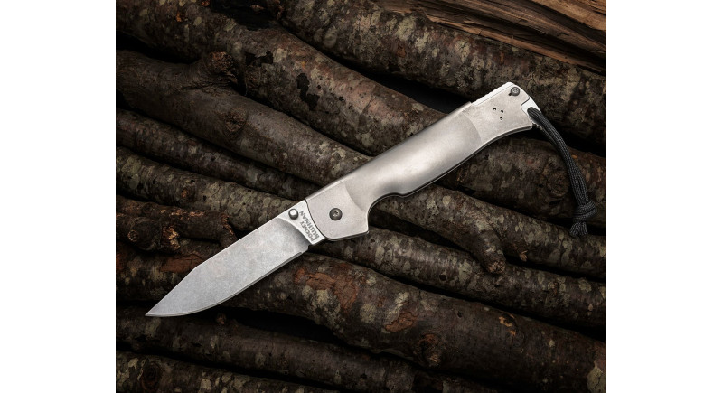 Ніж Cold Steel Pocket Bushman, лезо 114мм Stainless Steel, руків'я з металу Gray - 95FB
