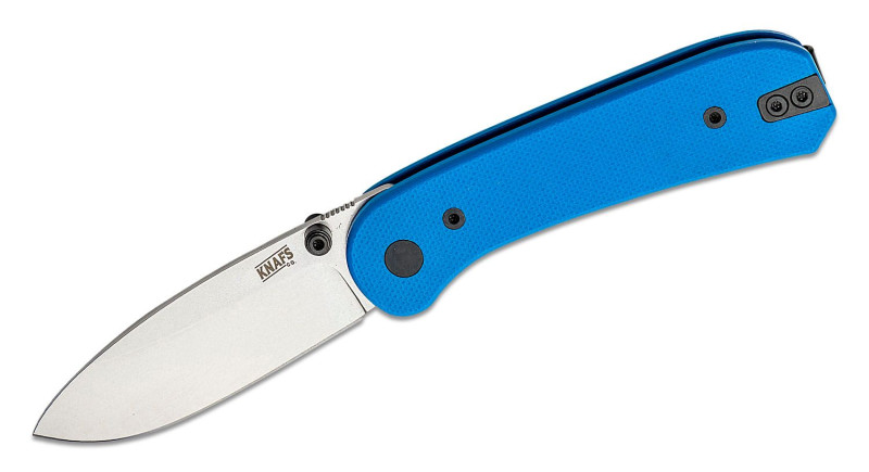 Ніж Knafs Lander, лезо 70мм D2, руків'я G-10 Blue, Liner Lock - KNAFS-00065