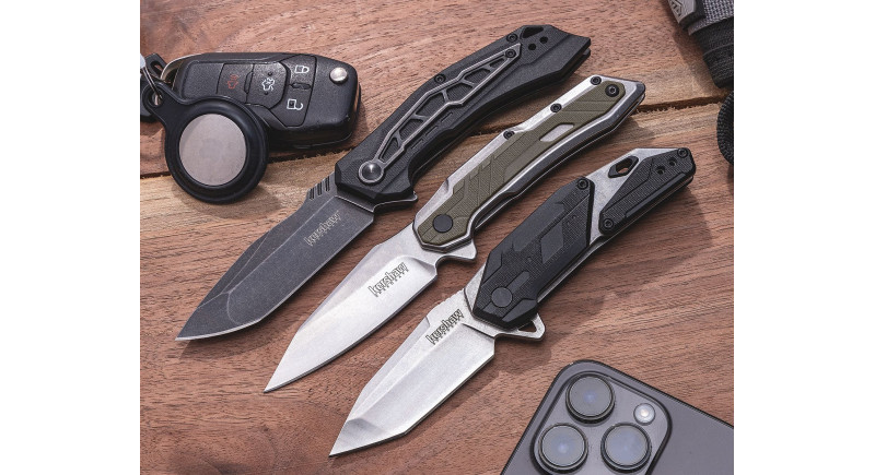Ніж Kershaw Jetpack, лезо 70мм 8Cr13MoV, руків'я Polymer, Steel Black, Gray, Liner Lock - 1401