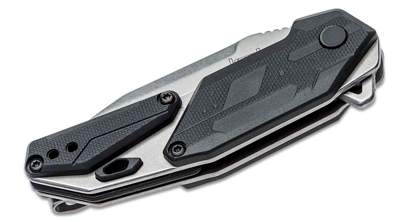Ніж Kershaw Jetpack, лезо 70мм 8Cr13MoV, руків'я Polymer, Steel Black, Gray, Liner Lock - 1401