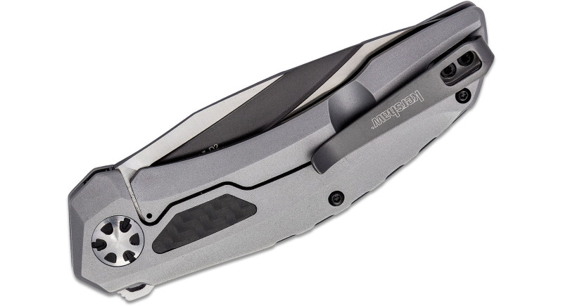 Ніж Kershaw Norad, лезо 83мм D2, руків'я з металу Gray, Frame Lock - 5510