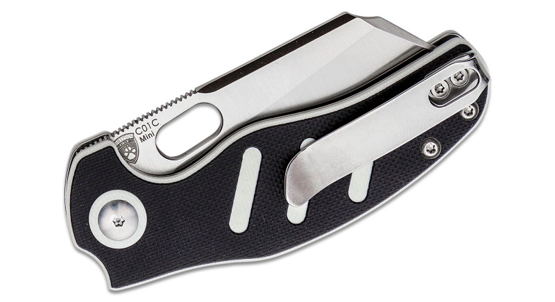 Ніж Kizer Mini Sheepdog C01C, лезо 70мм 154CM, руків'я G-10 Black, White, Slip Joint - Ki3488C7