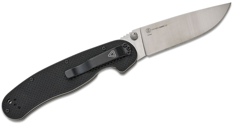 Ніж Ontario Rat 1.5, лезо 86мм CPM MagnaCut, руків'я G-10 Black, Liner Lock - ON8880