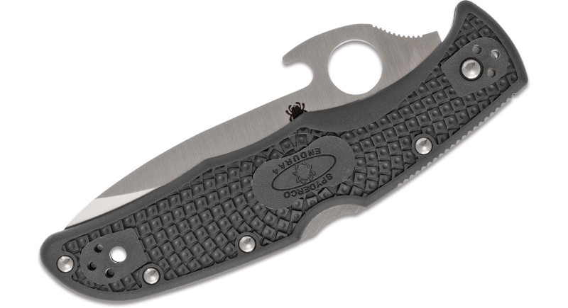 Ніж Spyderco Endura, лезо 97мм VG10, руків'я Polymer Gray, Lockback - C10PGYW